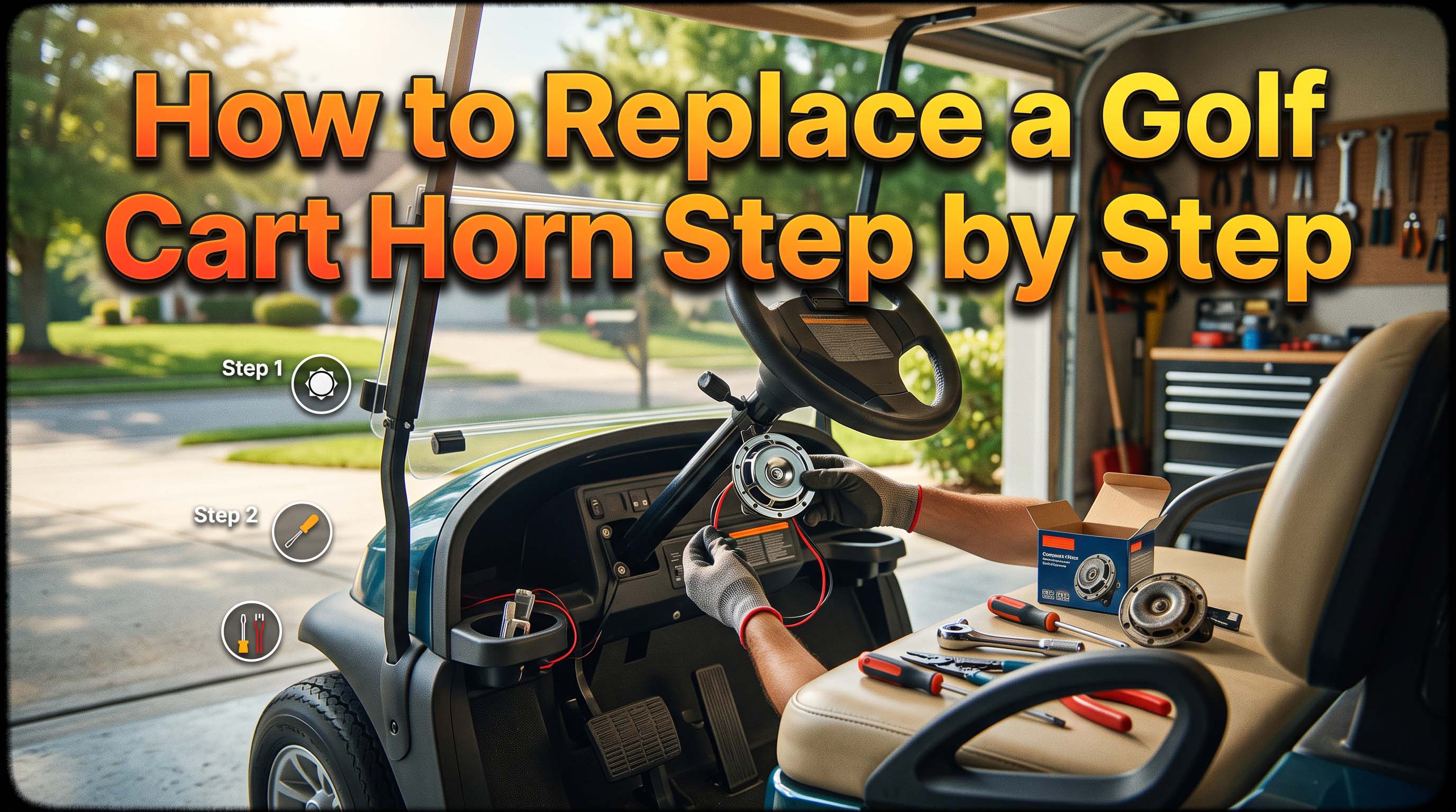 How to Replace a Golf Cart Horn Step by Step