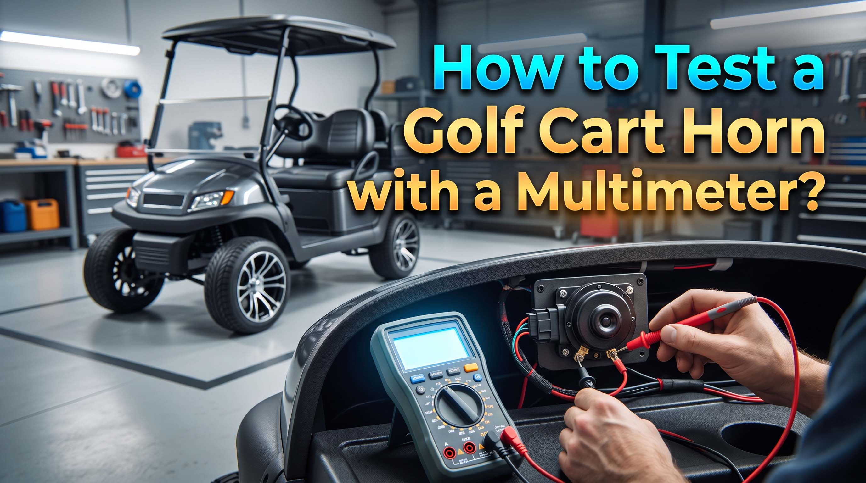 How to Test a Golf Cart Horn with a Multimeter