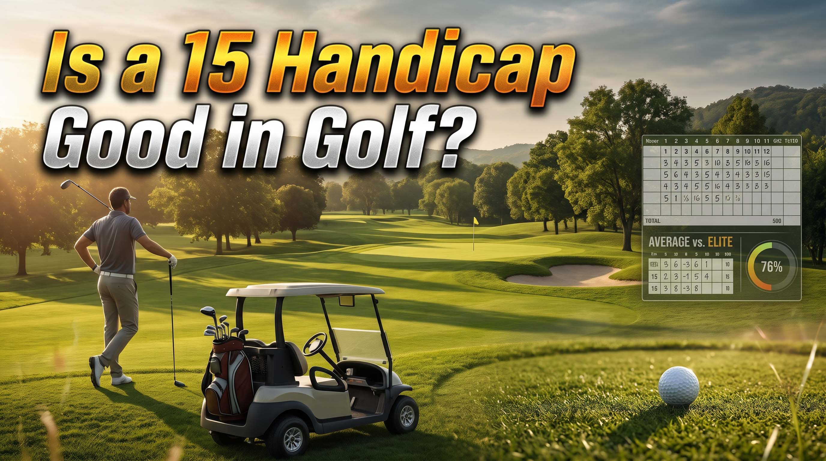 Is a 15 Handicap Good in Golf