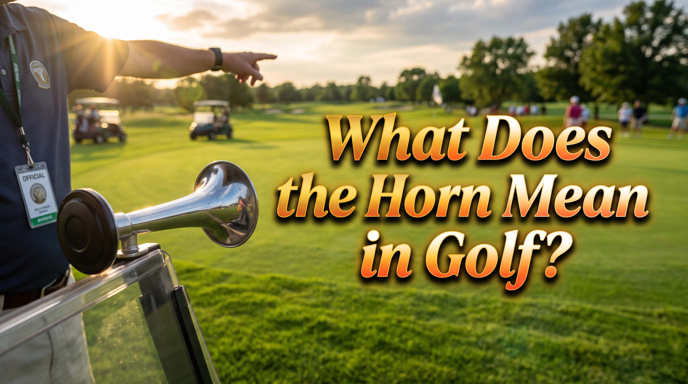 What Does the Horn Mean in Golf