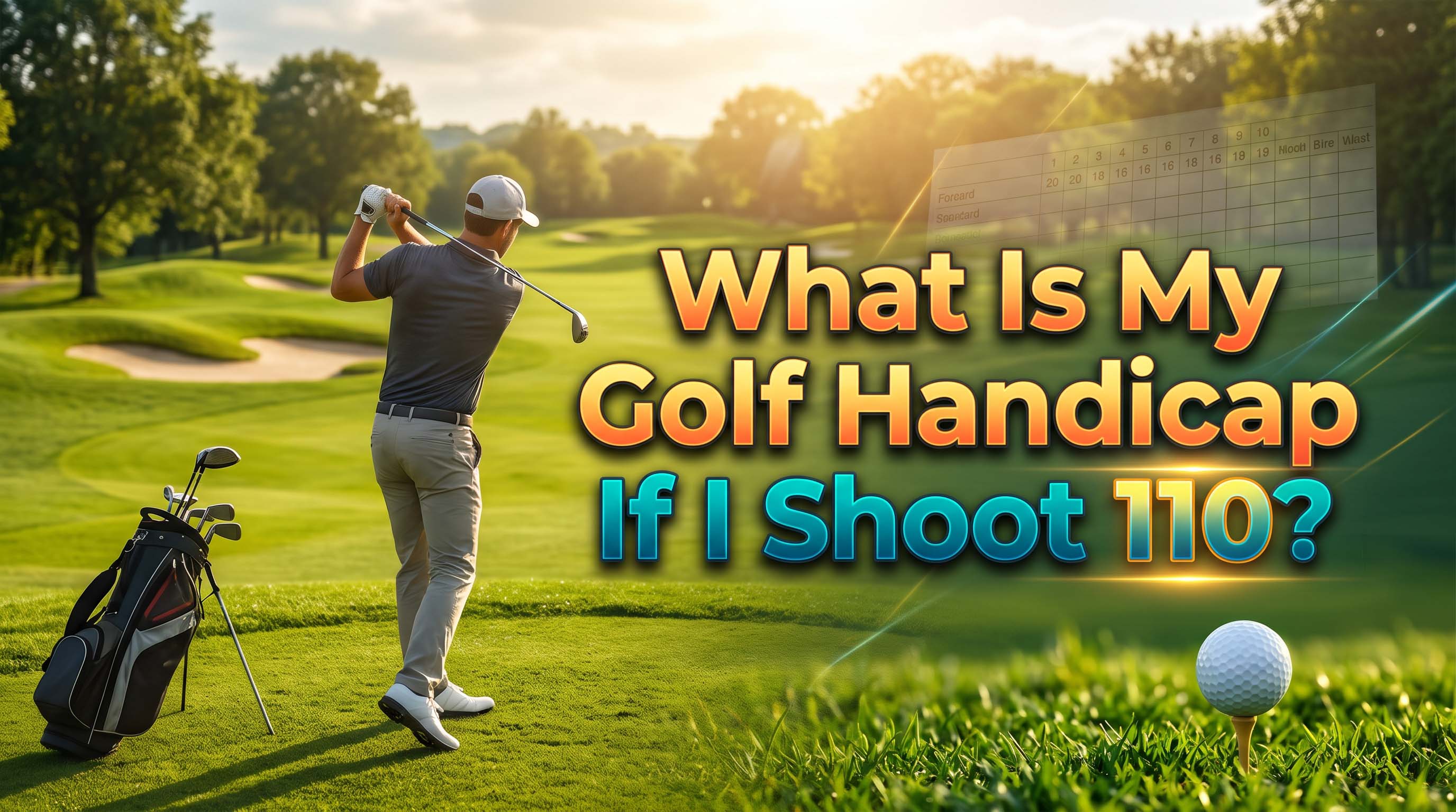 What Is My Golf Handicap If I Shoot 110
