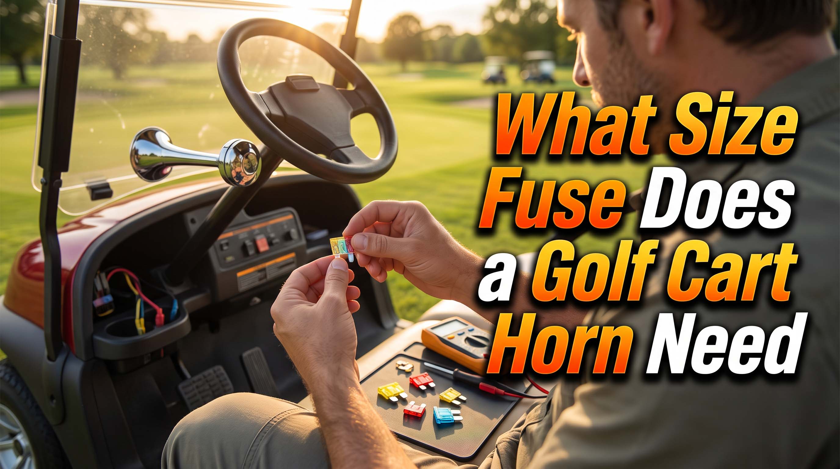 What Size Fuse Does a Golf Cart Horn Need